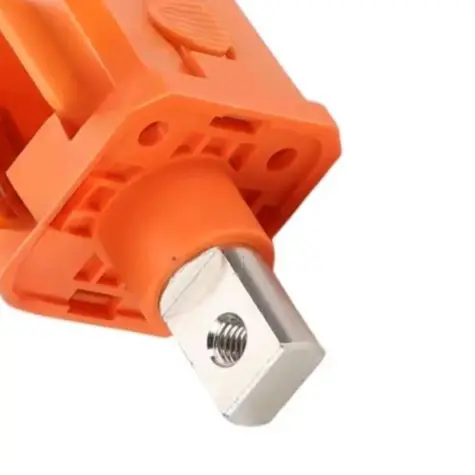 M8 Battery Terminal Connector High Current Copper Energy Storage Terminal AC500V IP67 Red Orange Power Connector For Lithium Bat