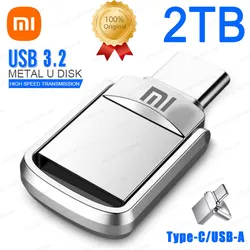 Xiaomi U Disk 2TB 1TB USB 3.2 Type-C Interface High Speed Pendrive Mobile Phone Computer Mutual Transmission Portable USB Memory