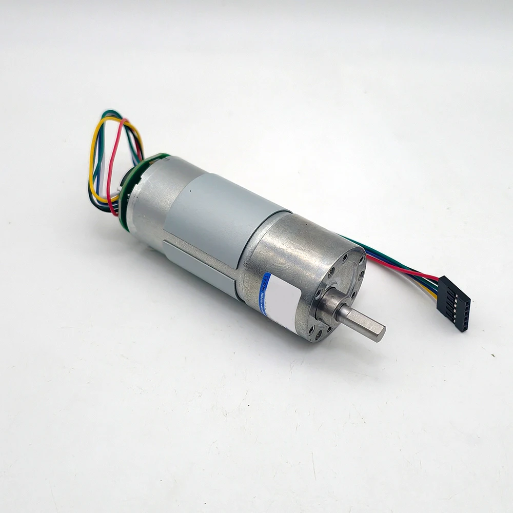 1Pcs DC12V 24V JGB37-555 Metal Gearbox Speed Reduction Gear Motor Code Disk with Tachometer Encoder 10rpm-1280rpm