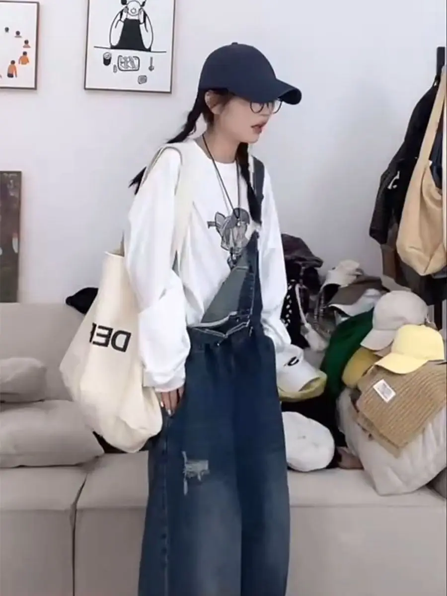 Jean Jumpsuits For Woman Blackgray Bottoms Femme Aesthetic Glam Popular Fly Slim Fit Bright Gold Sequin Commute Thick Bowknot