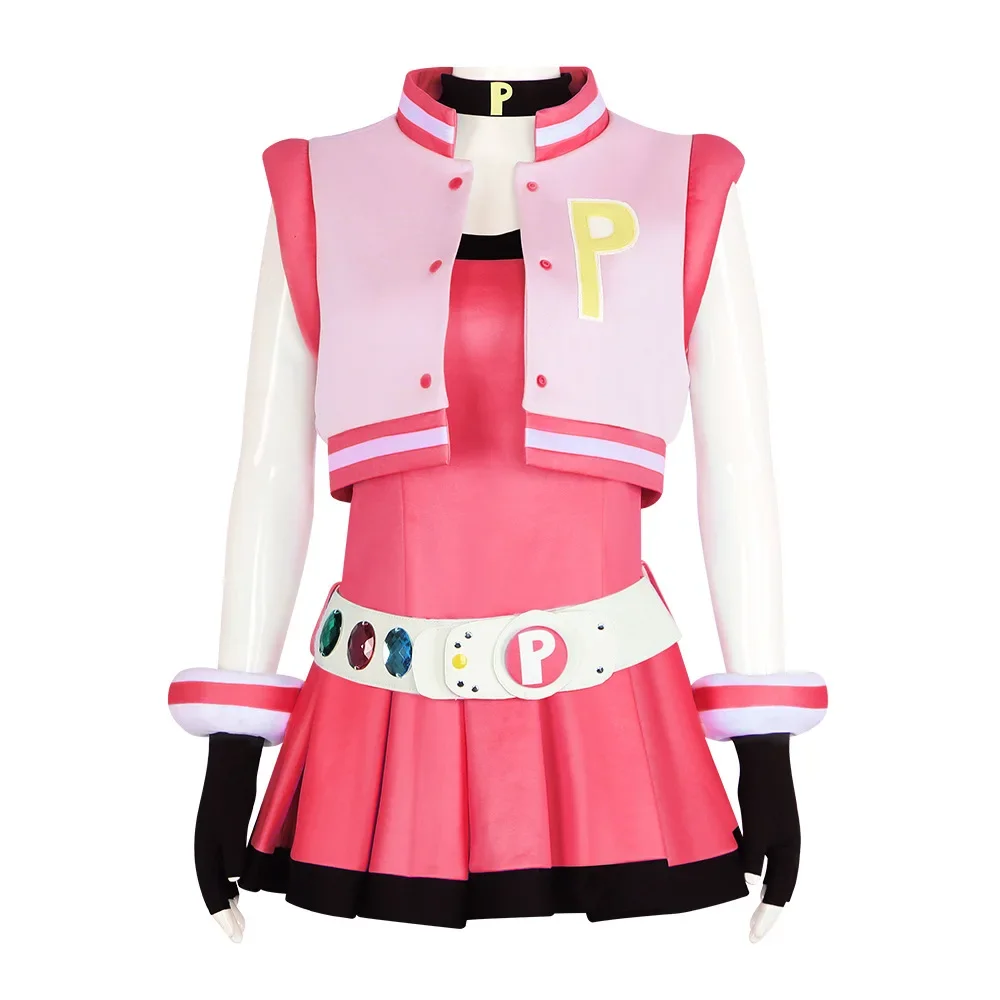 女の子のための強力なパフドレス,コスプレ衣装,バタフライカップ,ピンク,ブルー,グリーン,ハロウィーンパーティーのユニフォーム,ファンシースーツ,ロールプレイ