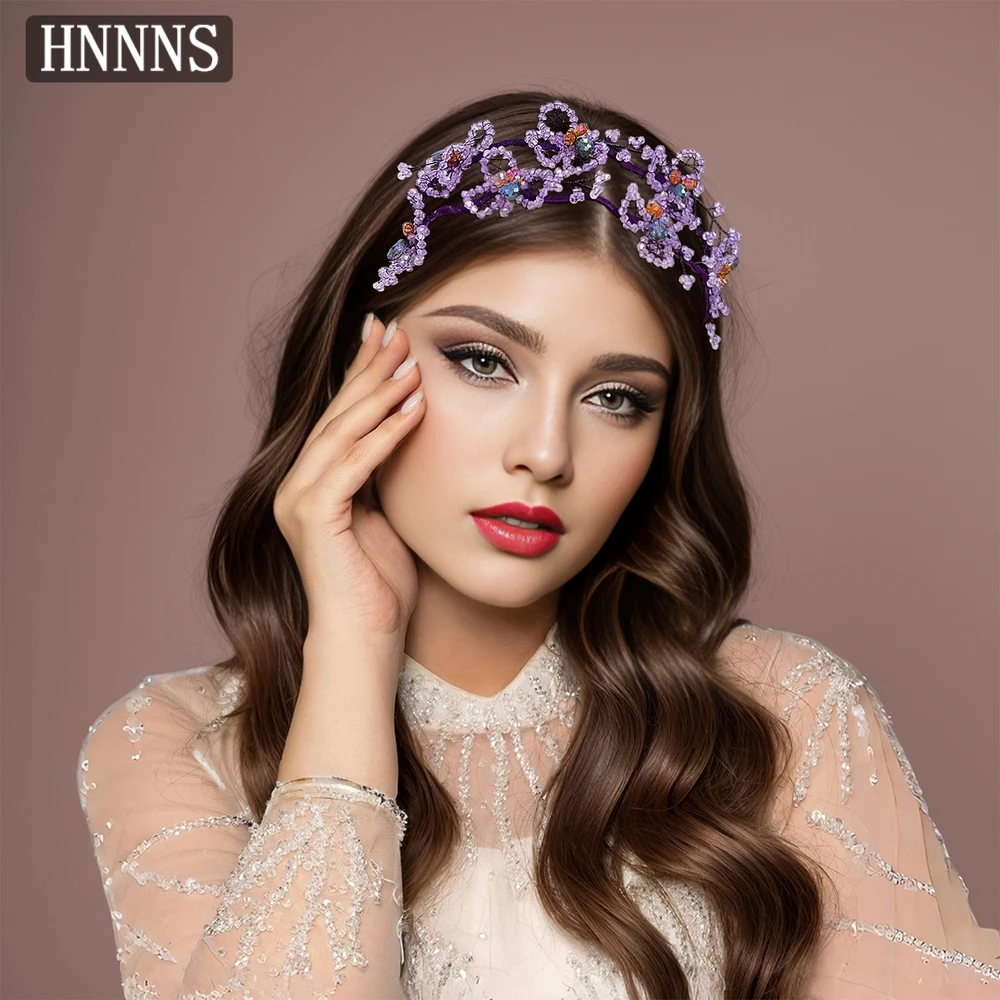 

TOPQUEEN Красивая свадебная повязка на голову с бабочками, изысканная женская повязка ручной работы для банкетов, танцев и вечеринок, аксессуары для волос YXA170