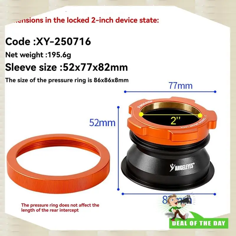 24-Hour Delivery Angeleyes SCT To 2 Inch Locking Sleeve Full Light Version C925HD C11HD C14HD For 2 Inch Telescope Accessories