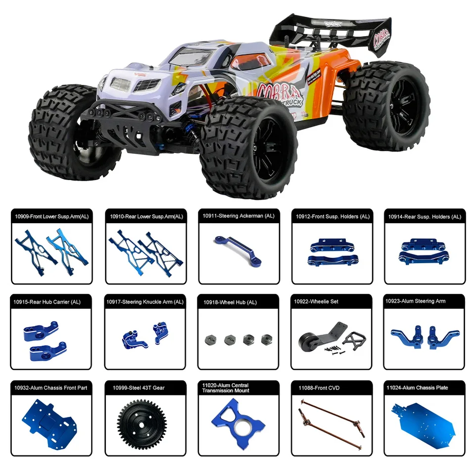 VRX レーシング コブラ RH818 用 RC モデルカー部品 RC トラギー用
