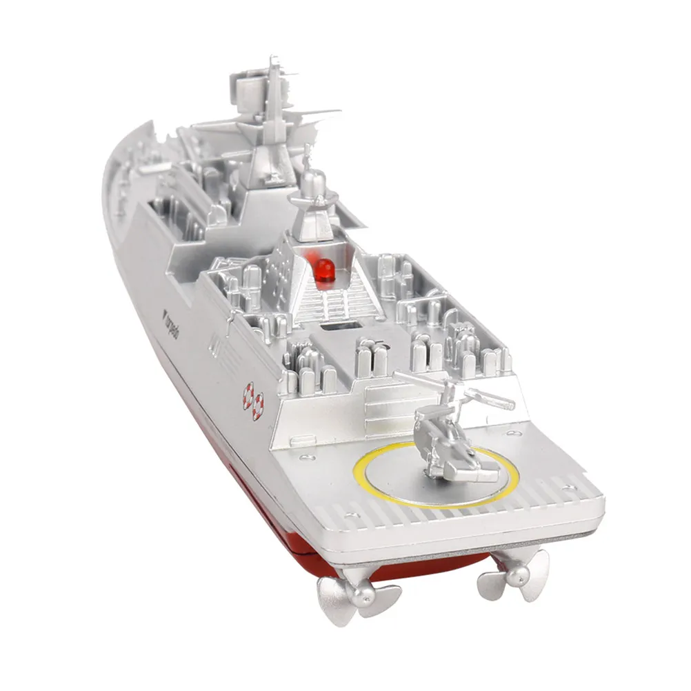 

24Ghz Rc Aircraft Carrier Speedboat for Kids with Rotating Propellers Fast Water Backward Turn Left Right Auto