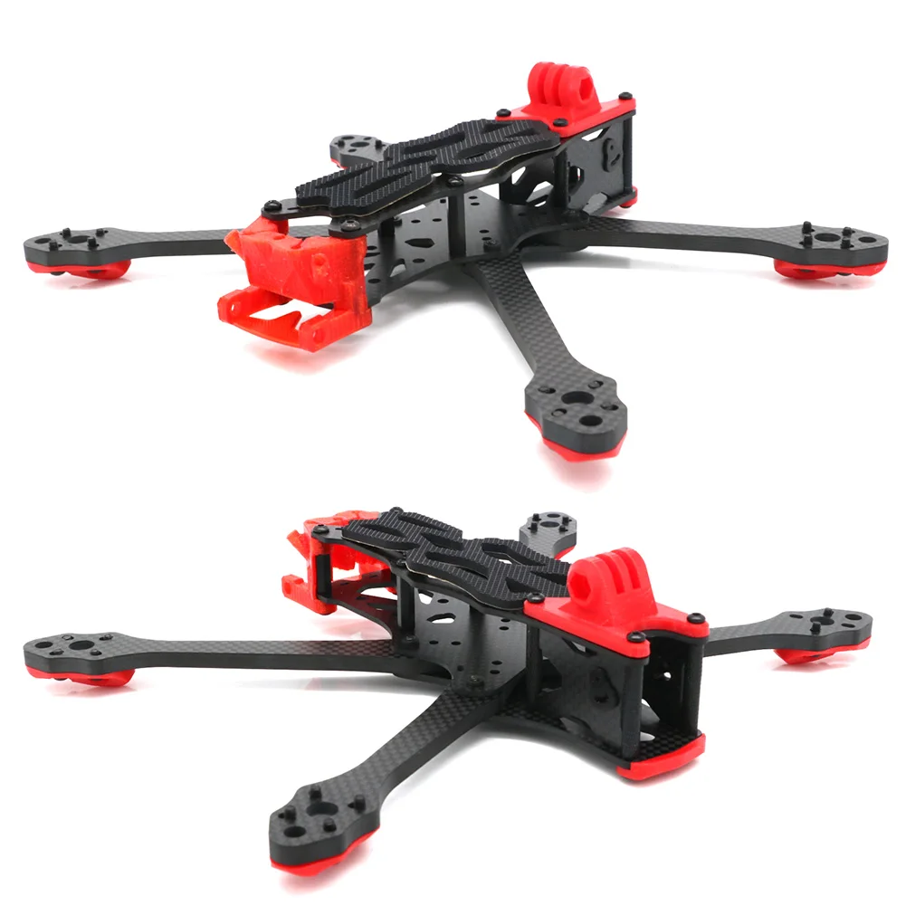 

New 5Inch 240mm 240 5" Carbon Fiber FPV Frame Kit With 5.5mm Arm For APEXDC APEX DC DC5 / HD FPV Freestyle RC Racing Drone