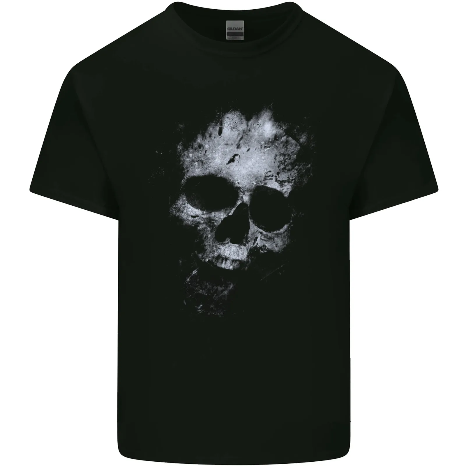 Freaky Skull Biker Gothic Mens Cotton T-Shirt Tee Top