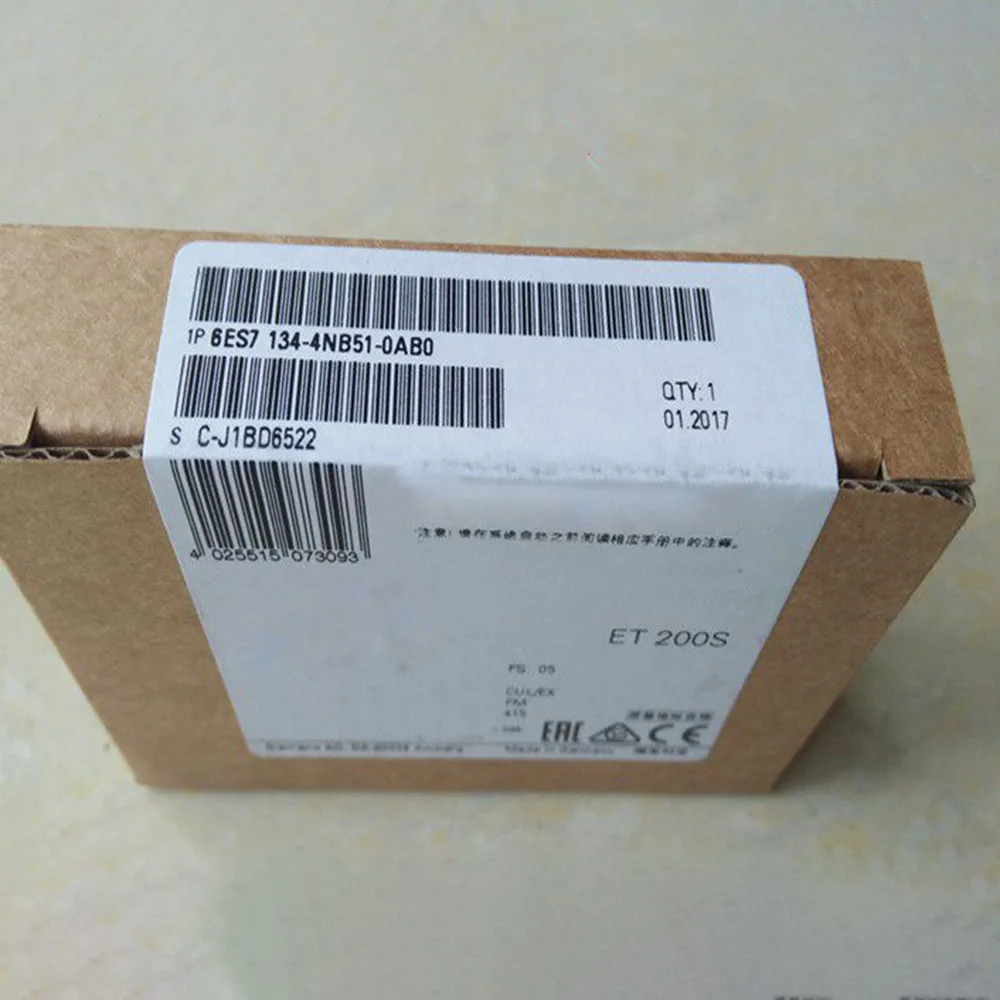 Brand New in Box Sealed For SIEMENS 6ES7 134-4NB51-0AB0 6ES7134-4NB51-0AB0 Analog Input Control Module