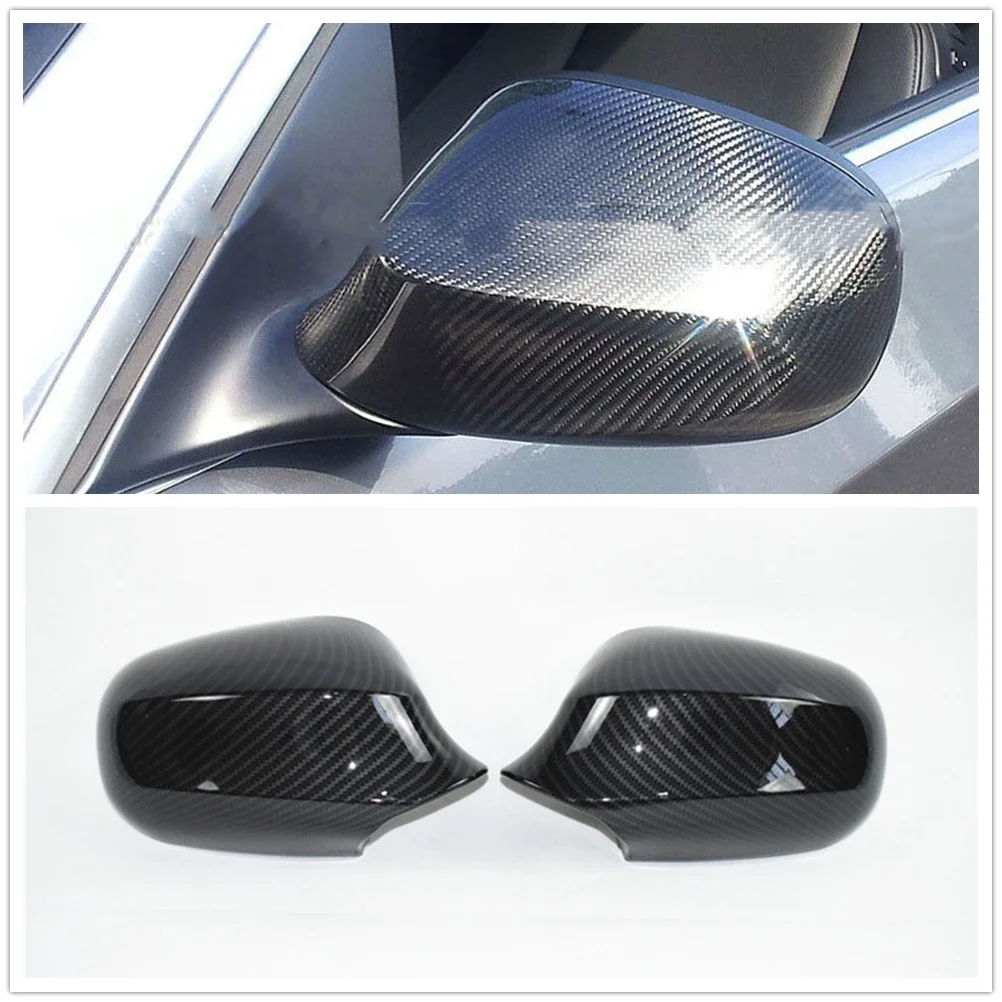 

New！Dry Carbon Fiber Rearview Mirror Cover For BMW 3-Series E90 E91 E92 E93 LCI Coupe 2010-2013 Exterior Rear View Caps Add On S