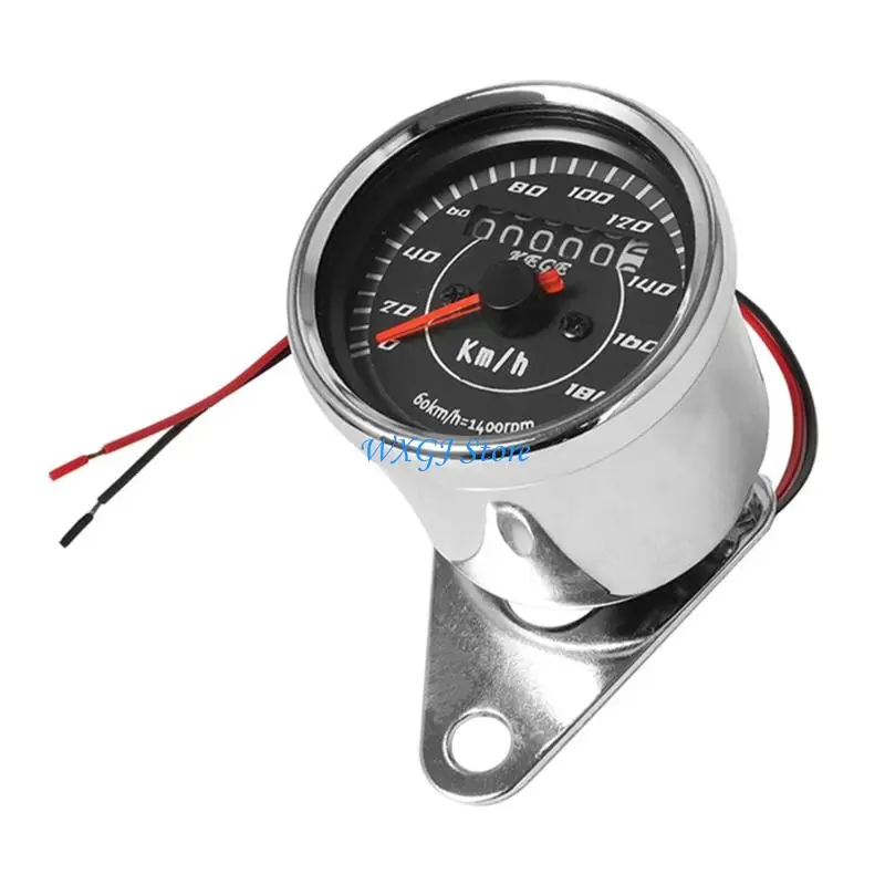 37JE Precisions Motorcycle Speedometer Odometer Weather Resistant Metal Construction
