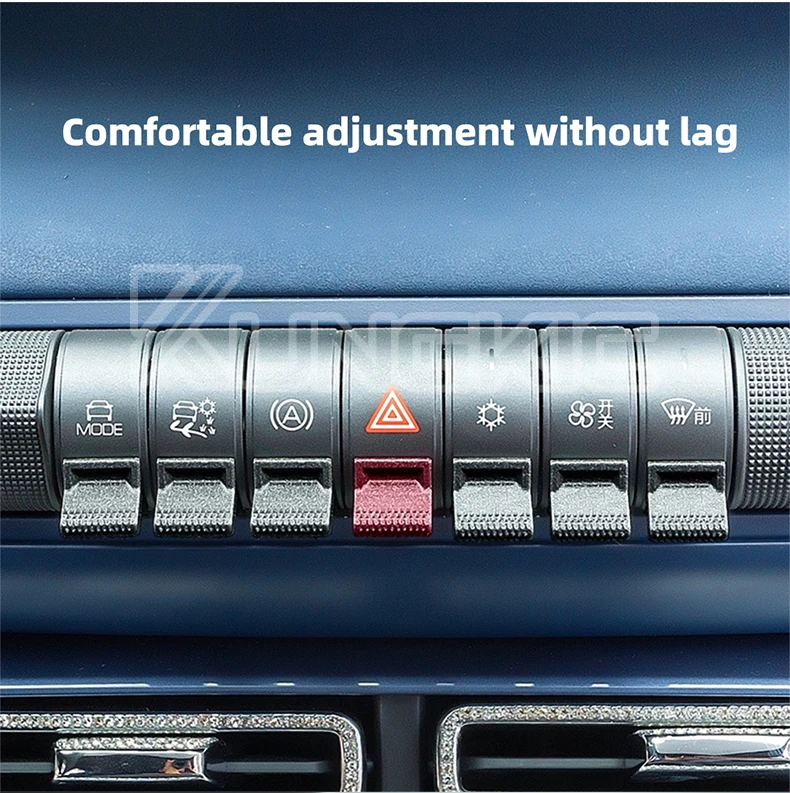 Für BYD Dolphin Seagull Auto Center Control Navigation GPS Taste Knopf Dekoration Abdeckung für Dolphin Mini 2021-2025 Zubehör – Detail 3