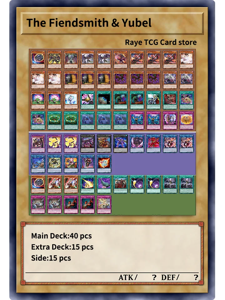 yubel yugioh deck Amazon.com: Complete Custom Deck for Yu-Gi-Oh! GX main image 0