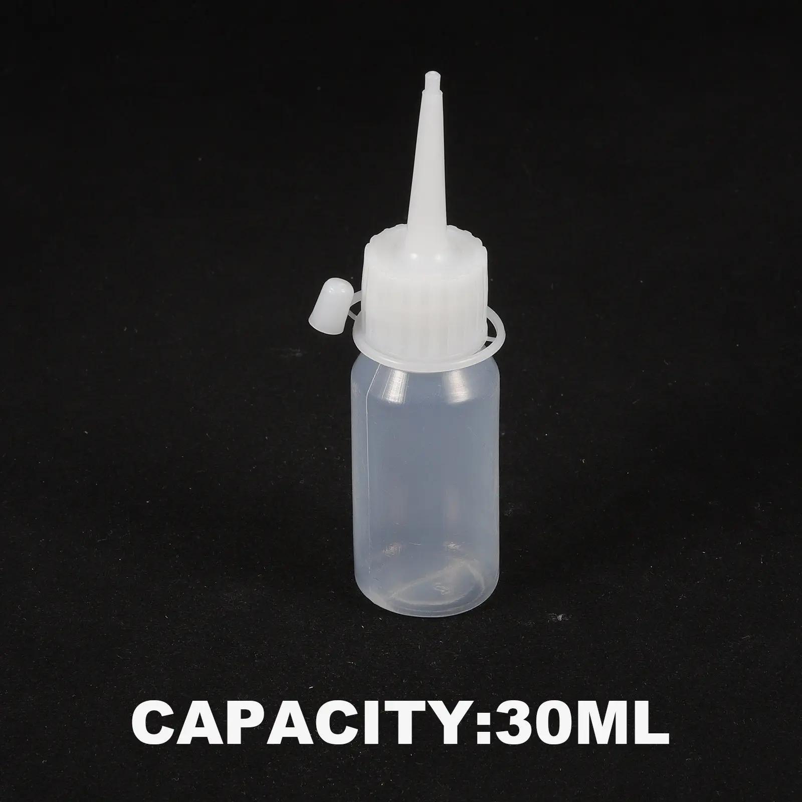 

12Pcs Hair Dye Bottle Applicators Refillable Pointed Mouth Bottles for Hair Coloring Conditioner Shampoo Oil Dispenser