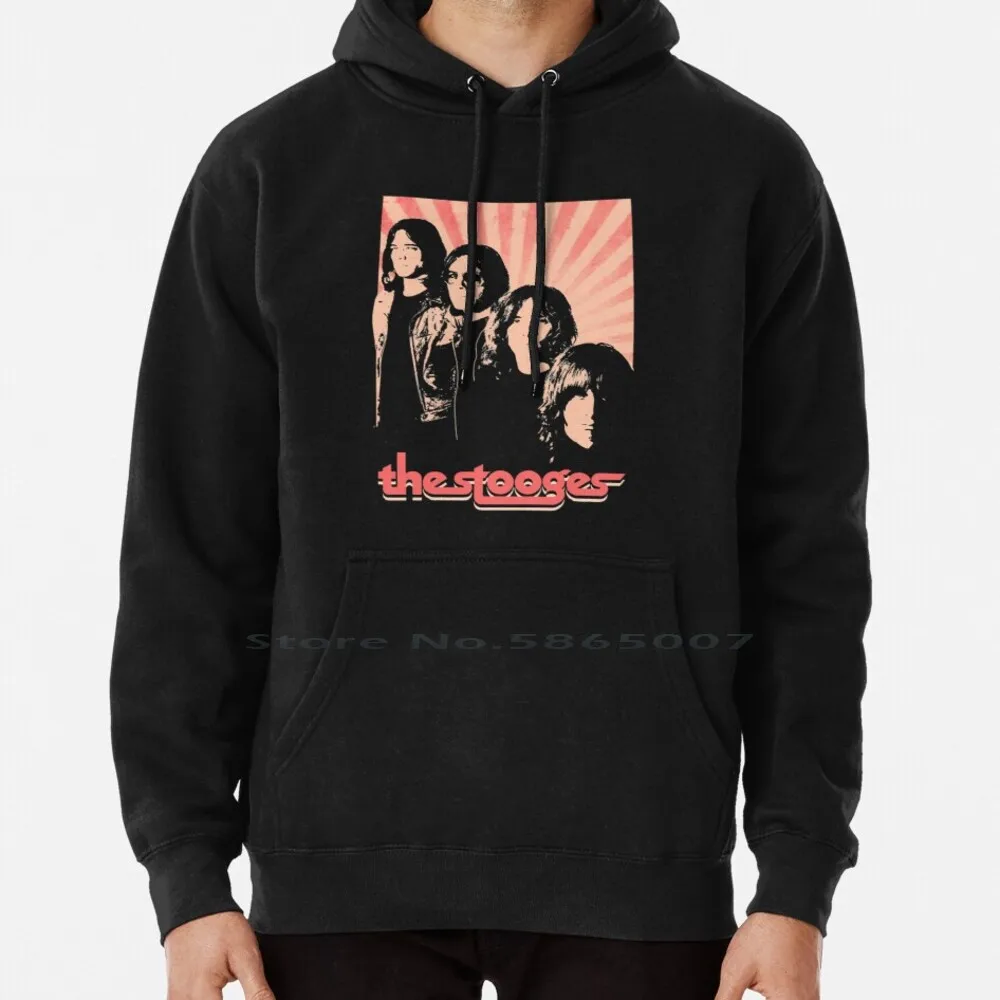 

The Stooges Classic T-Shirt Hoodie Sweater 6xl Cotton The Stooges Music Band 70s Hard Punk Vintage Retro Women Teenage Big Size