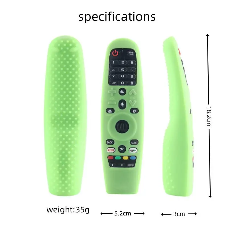 1 قطعة ملحقات مقاومة للصدمات لـ LG Smart TV Magic AN-MR20GA 19BA 18BA 650A 600 غطاء لجهاز التحكم عن بعد من السيليكون الناعم #6