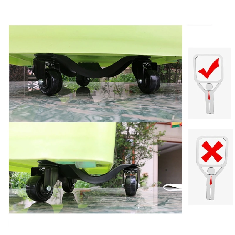 Para Triangle Mover Mover Easy Moving System Risiser Riser preto Móveis MOVER BLACK