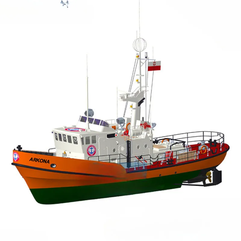 1/50 RC ARKONA Statek ratunkowy Offshore Work Boat Kit Symulacja modelu statku Zdalnie sterowany polski statek ratunkowy Zestaw modeli Zabawka