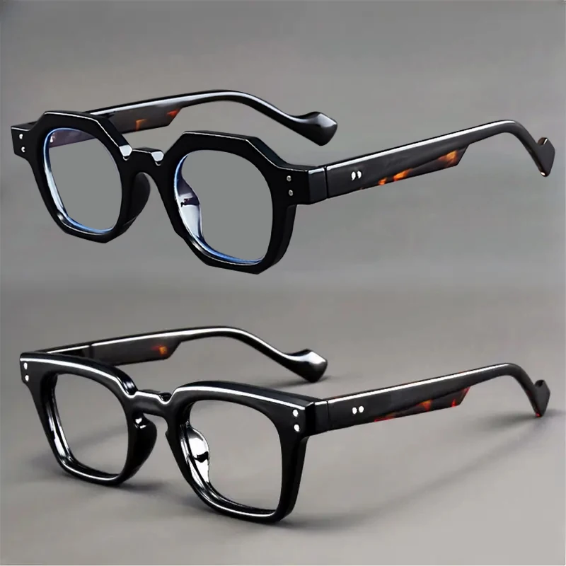 Paquete de 2 gafas de lectura de moda con montura cuadrada de carey negra, unisex, elegantes y versátiles, adecuadas para lugares donde magnif