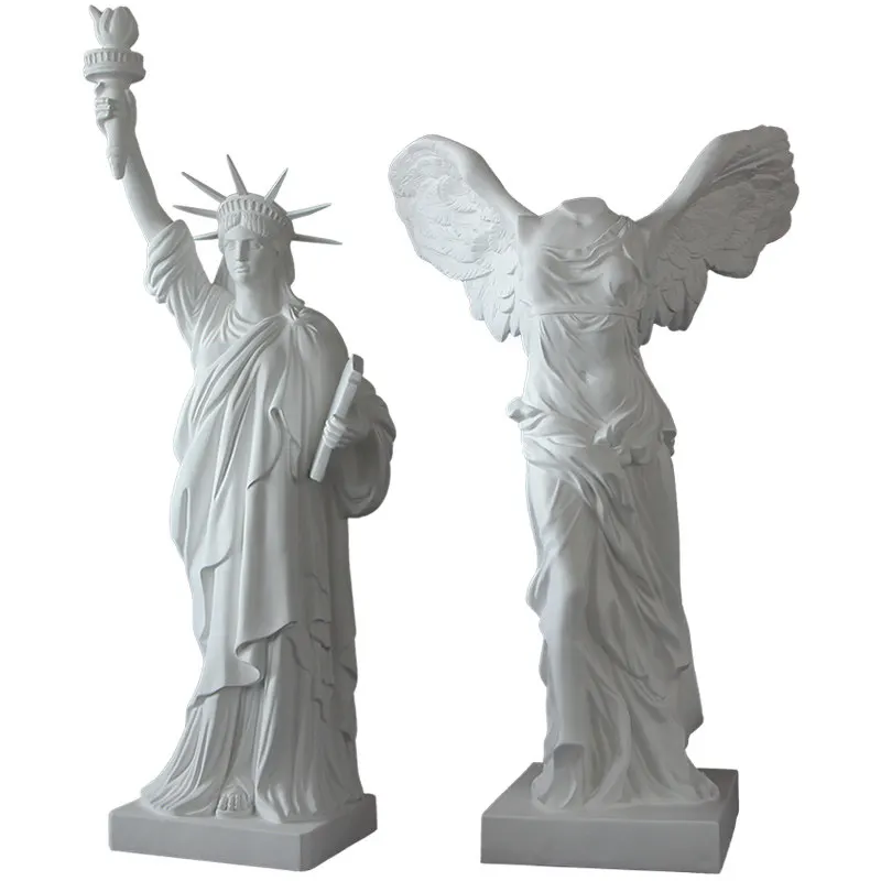 xx-Goddess Victory Cake Thrower Thinker David Venus Art Sculpture Fiberglass Statue European Style World Famous Masterpiece