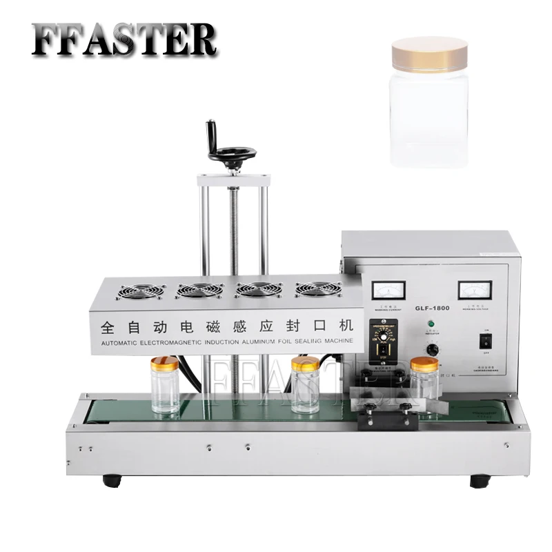 

Automatic Continuous Electromagnetic Induction Sealing Machine Oil Barrel Honey Bottle Aluminum Foil Medicine Bottle Sealing Ma