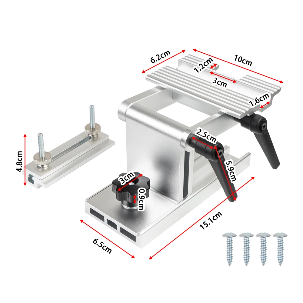 Regulowane narzędzie do ostrzenia Wanxiang Sharpener Rest Jig Rest Sharpening Jig do 6-calowych lub 8-calowych ręcznych szlifierek stołowych i szlifierek — zdjęcie 3