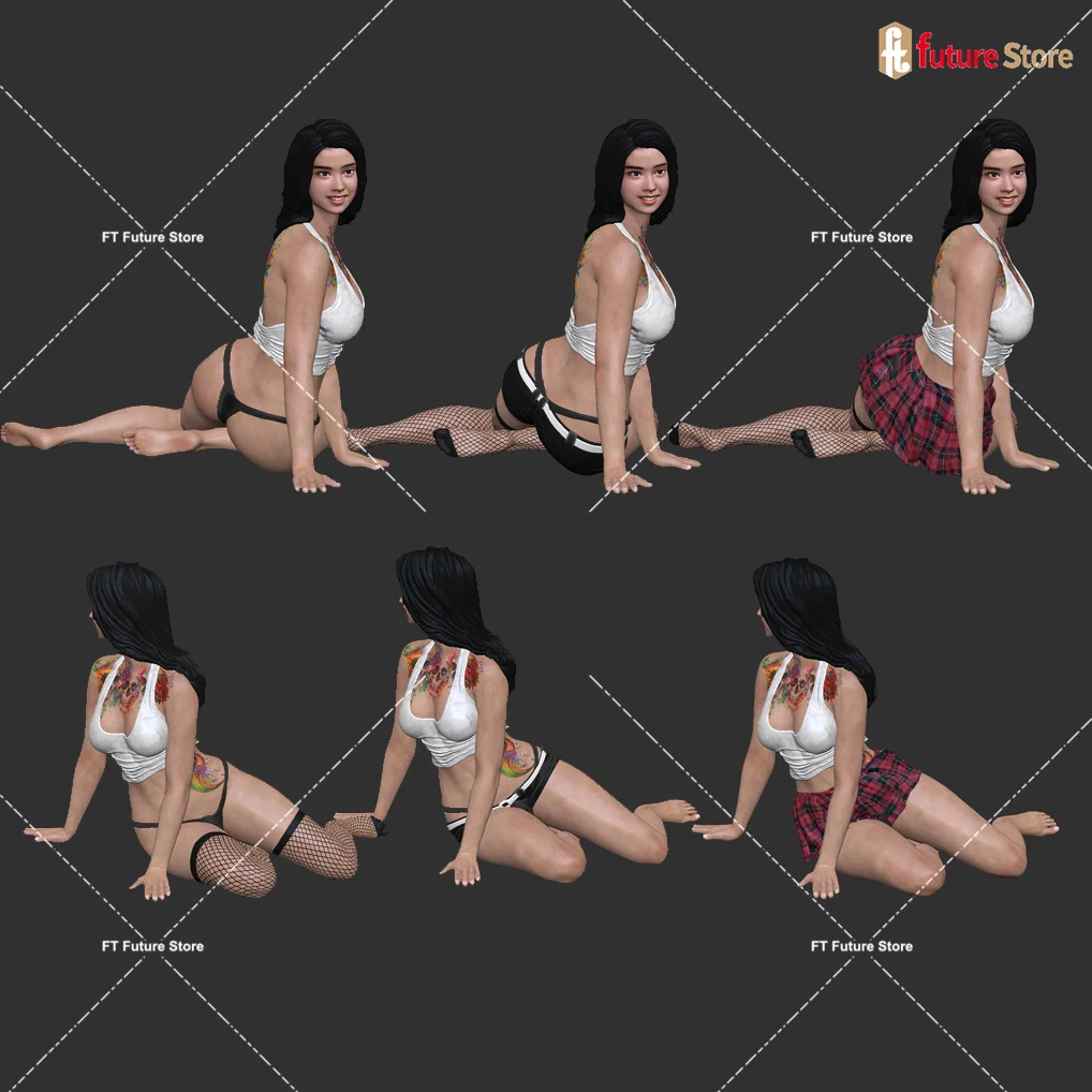 

Resin Diorama 1/16 1/18 1/43 1/64 Gothic style Sexy Girl Figure Beauty Female Miniature Figurine Doll Toys Scene Props Display