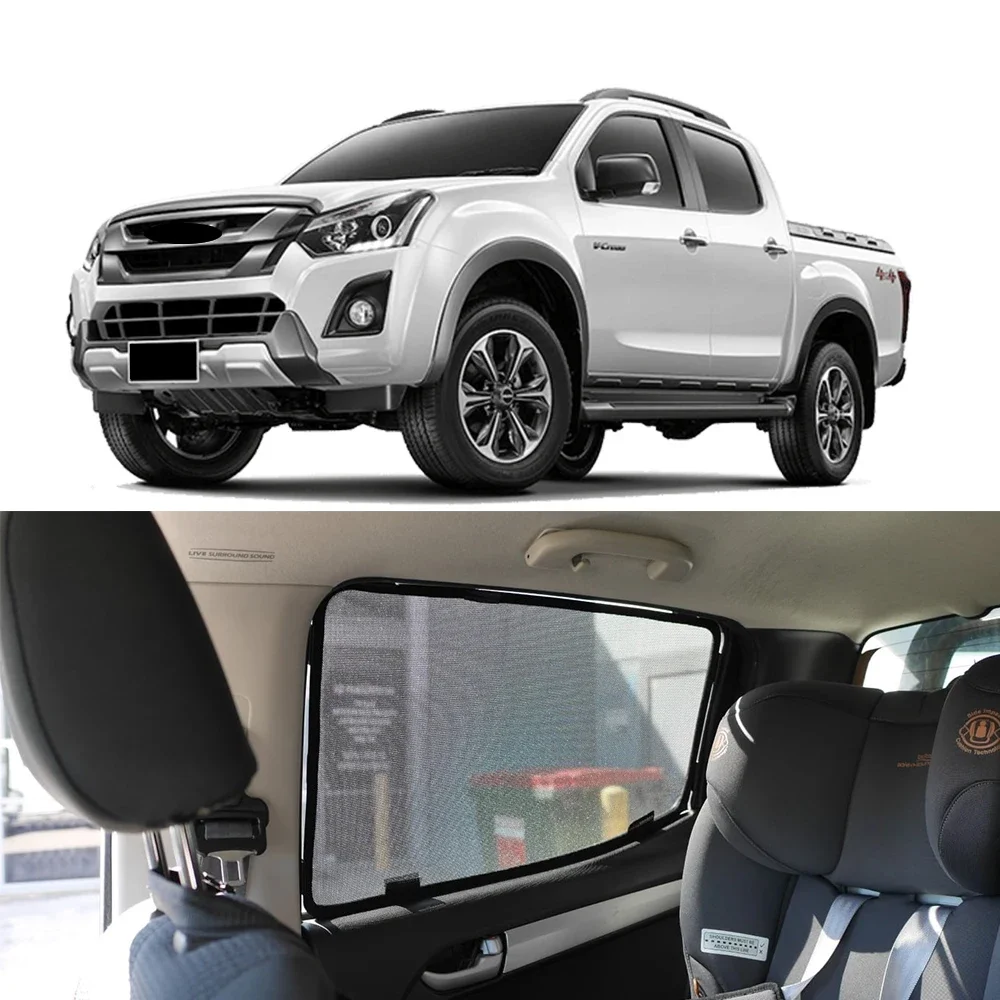 For Chevrolet Holden Colorado 2012-2019 2020 Magnetic Car Sunshade Front Windshield Curtain Rear Side Window Sun Shades Shield