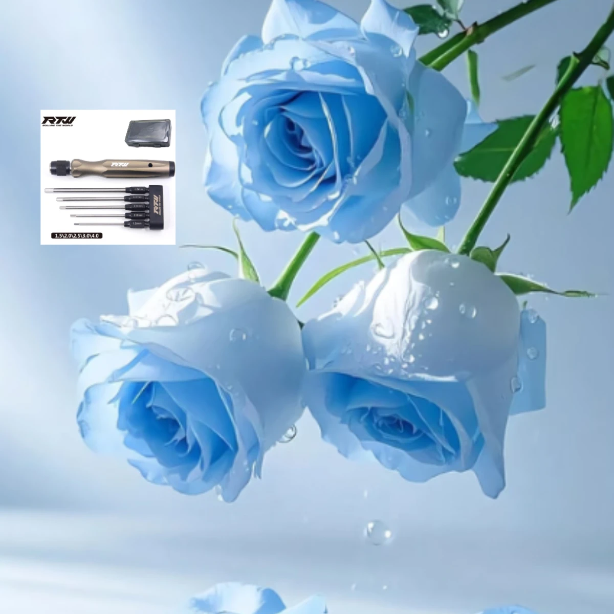 

GPM / RTW 5 in 1 hexagon wrench Tools 1.5/2.0/2.5/3.0/4.0mm holder head High speed steels tools