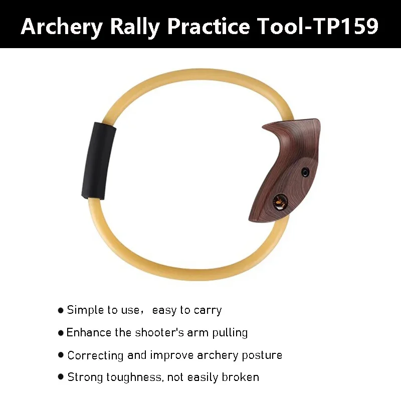 Bow Arrow Rally Trainer  Pull Practice Increase Arm Strength Aid Device Shooting Accessory Tool