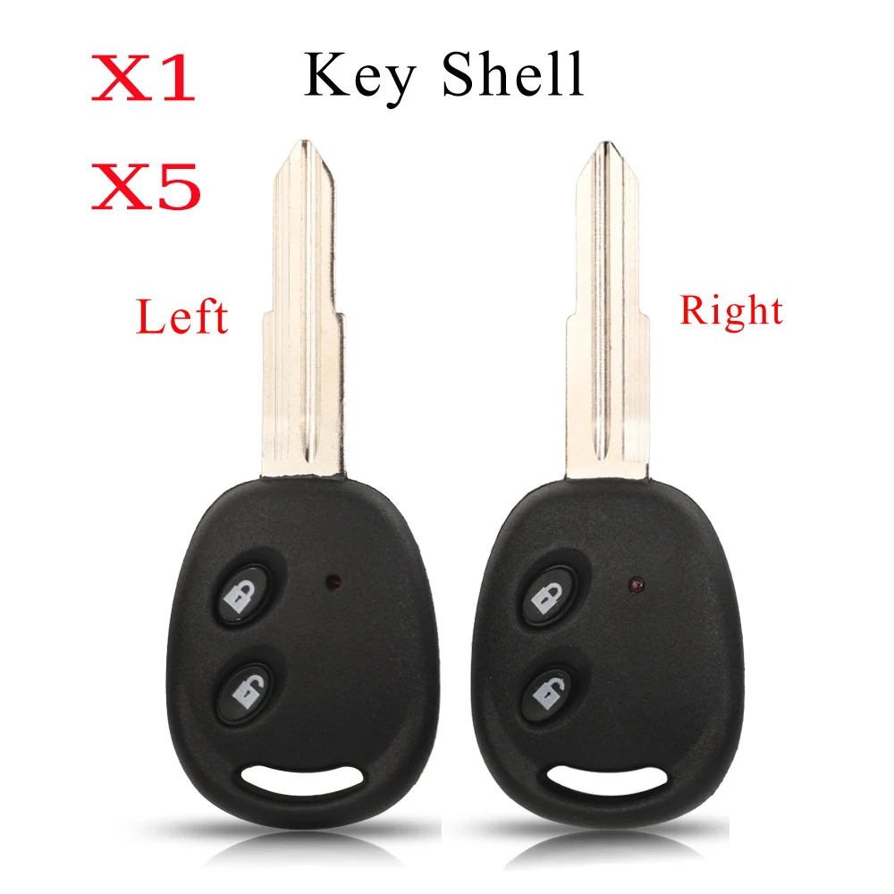

jingyuqin X1 X5 Remote Car Key Shell Fob Case For Chevrolet Spark Beat Sail Aveo kalos Barina Epica Lova Replacement 2 Buttons