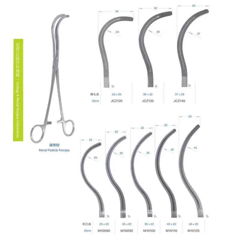 ملقط جينتشونغ الطبي للكلى بدون ضرر ملقط لقط الكلى ملقط فينا كافا ملقط المسالك البولية والأنورك #3