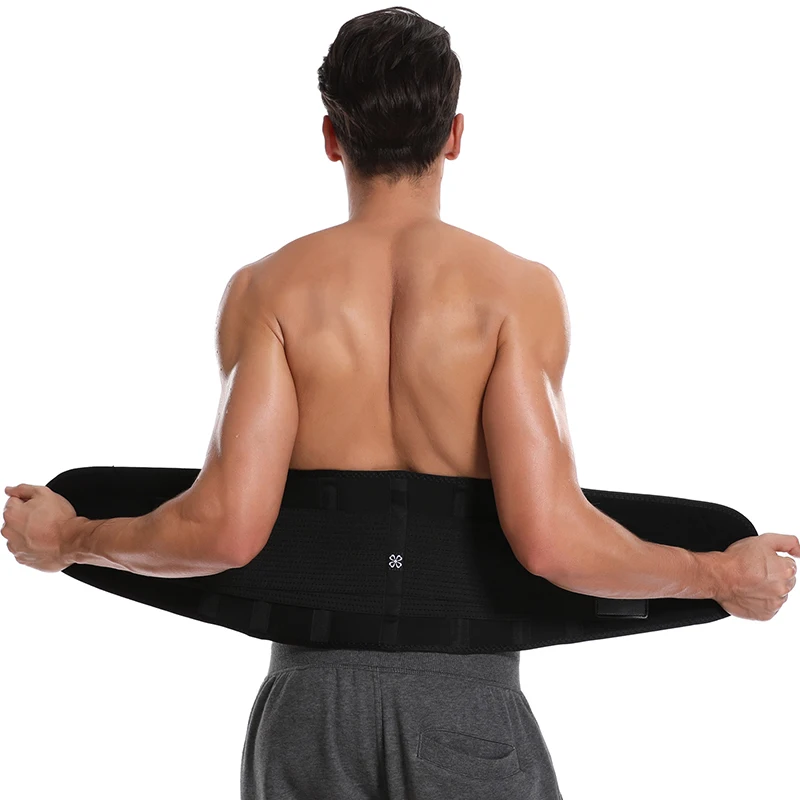 Entrenador de cintura de neopreno para hombres, Control de barriga, compresión, adelgazamiento, entrenamiento, cinturón de sudor, soporte Lumbar,