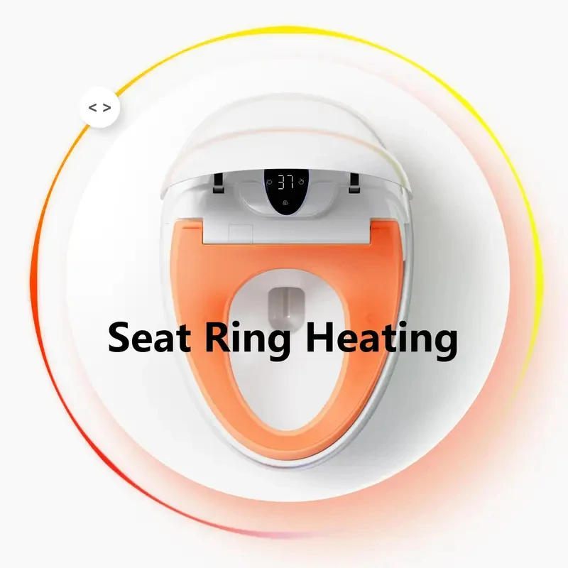 H-0 model automatic toilet, -shaped integrated heating, double flushing, remote control operation IPX4 waterp