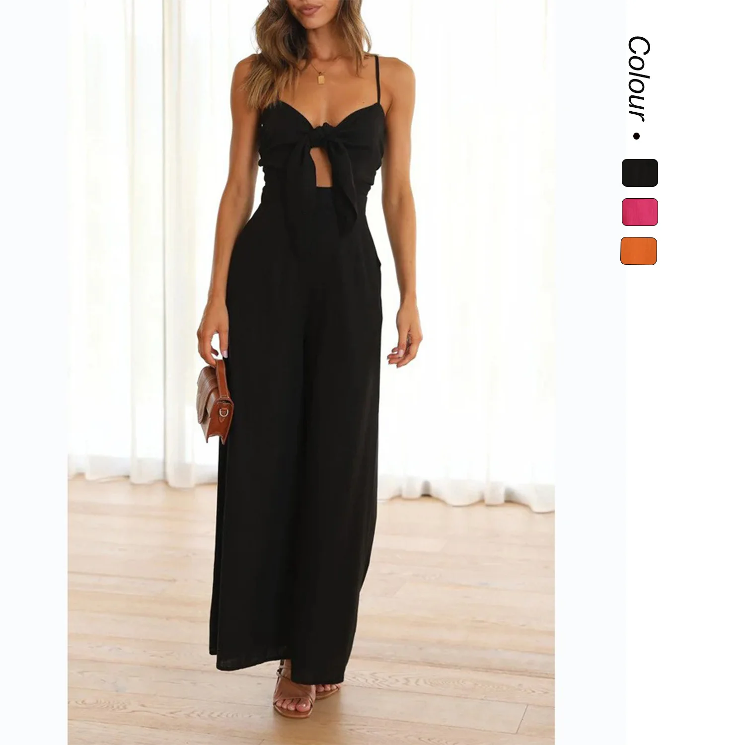 Trendy Belted Strap Rer Casual Sle High Waist Wide Leg Pants Cotton Linen Material Tie Dye Proc Summer Collection