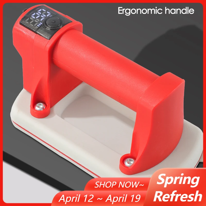 90kg電動真空吸盤インテリジェントディスプレイ花崗岩ガラスタイル吸盤エアポンプ建材重量物持ち上げツール