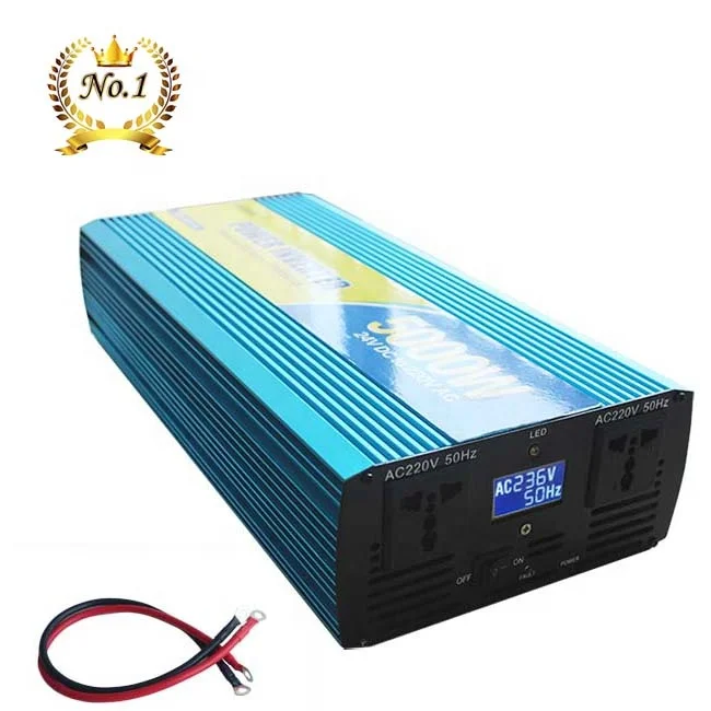 Smart Dual Input Voltage 12V &24V 5000W 220V/110V Single Phase Off Grid Modified Sine Wave Inverter