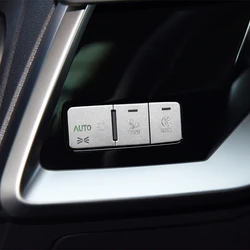 Car Console Front Headlight Switch Adjust Buttons Sequins Decoration For Audi A6 C8 A7 A8 2019-2021 Interior Accessories Decals