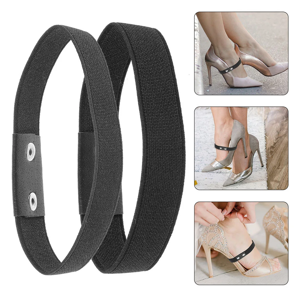 

4pcs Elastic Heel Straps For High Heels Anti-Slip Shoe Laces Women Adjustable Ankle Strap Accessories Detachable Shoelaces For