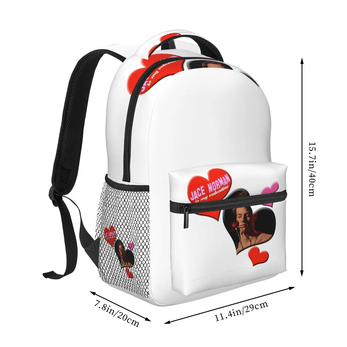 Jace Norman Is My Valentine Backpacks Boys Girls Bookbag Children School Bags Laptop Rucksack Shoulder Bag Large Capacity