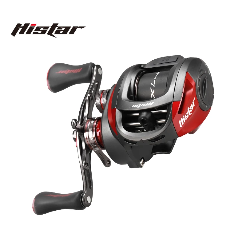 

HISTAR MAX V Generation 165G Light Carbon Fiber Body Patent Suspend Magnetic Brake Aluminum Spool 5+1BB 6.4:1 Ratio Fishing Reel