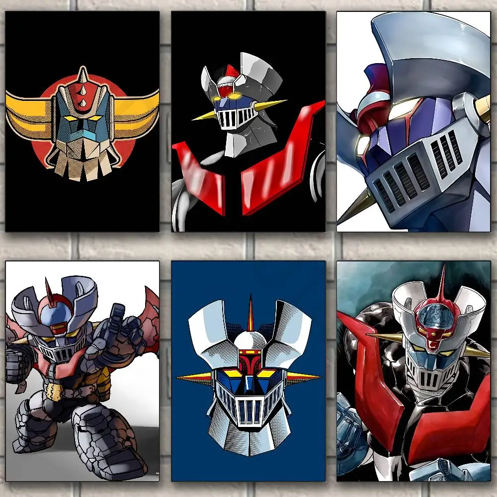 M-Mazinger Z Robot  Classic Wall Art, Canvas Print Poster, Suitable for Home, Living Room, Room Decoration Painting