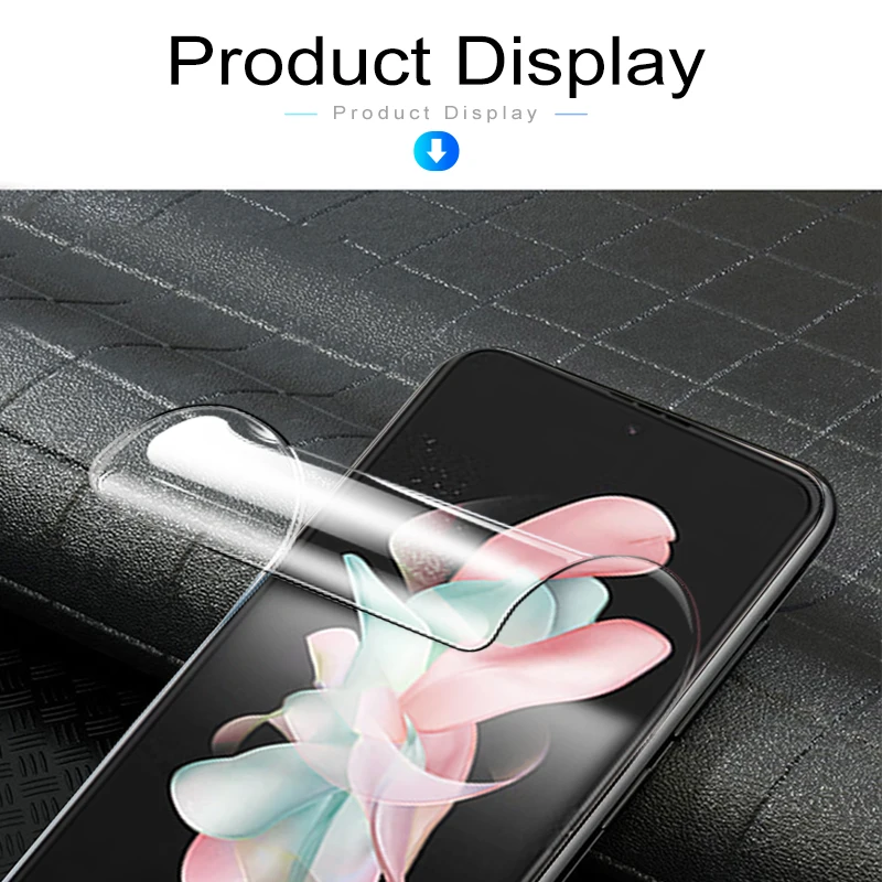 2PCS Full Coverage Hydrogel Film For Samsung Galaxy Z Flip5 5G Protective Film Sumsung ZFlip Z Flip 5 ZFlip5 Screen Protectors