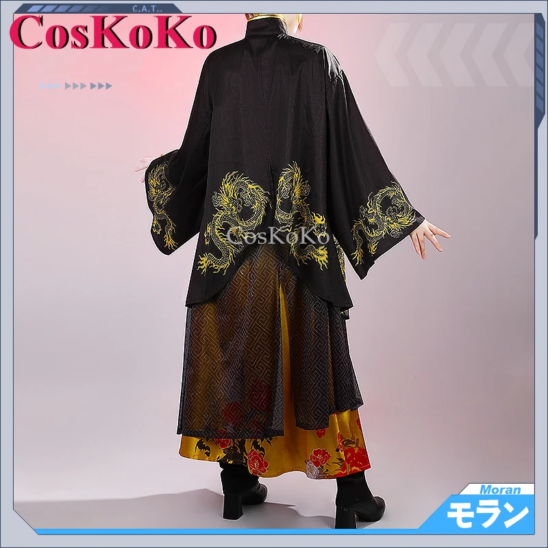 【Customized】CosKoKo Moran Cosplay Game NIKKE Costume  Fashion Elegant Sweet Uniforms Unisex Halloween Party Role Play Clothing