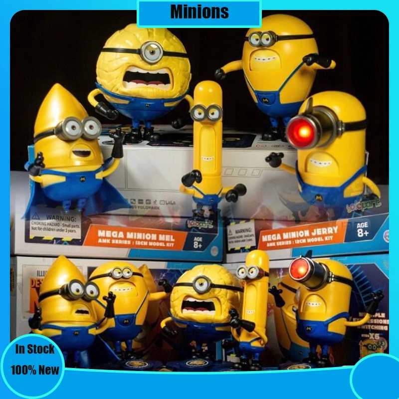 

Despicable Me 4 Super Minions Jerry Dave Movie Model Toy Cute Anime Figure Action Figure Dolls Chirstmas Gifts