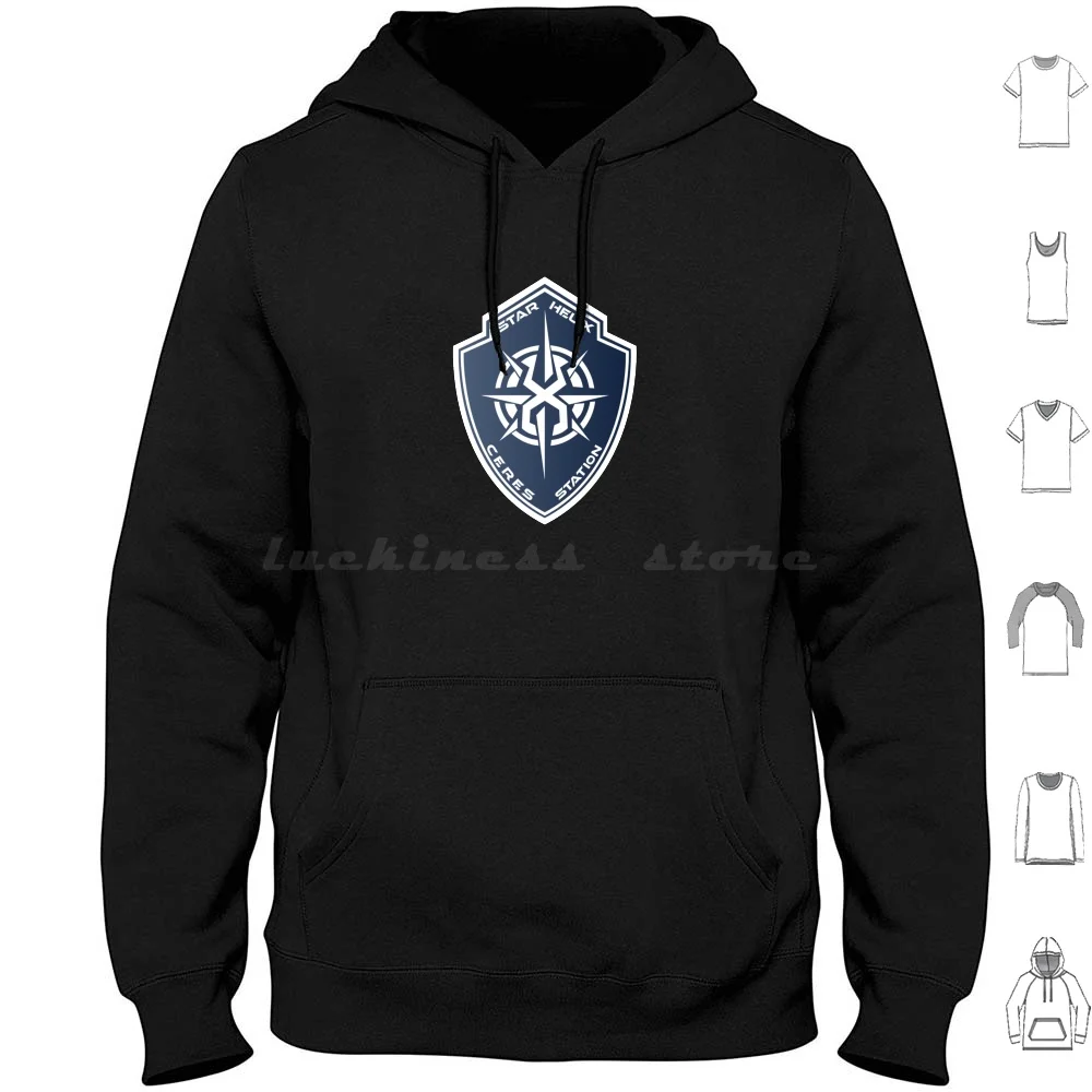 The Expanse Star Helix Emblem Hoodie cotton Long Sleeve The Expanse Star Helix Star Helix Emblem Expanse Sci Fi Scifi