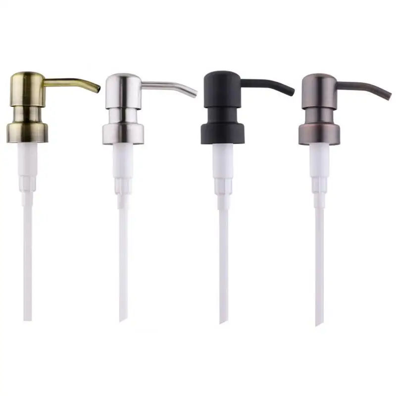 1Pc Metal Soap Pump Liquid Lotion Gel Dispenser Replacement Jar Tube Tool For 28/400 thread standard Monin Syrup Juice Bottle