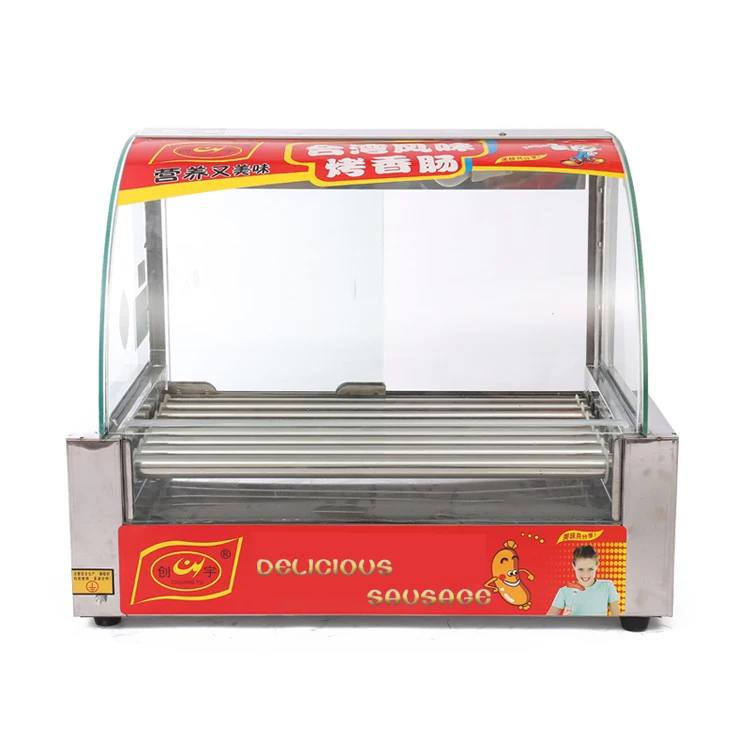 High quality hot dog making machines hot dog grill roller for sale