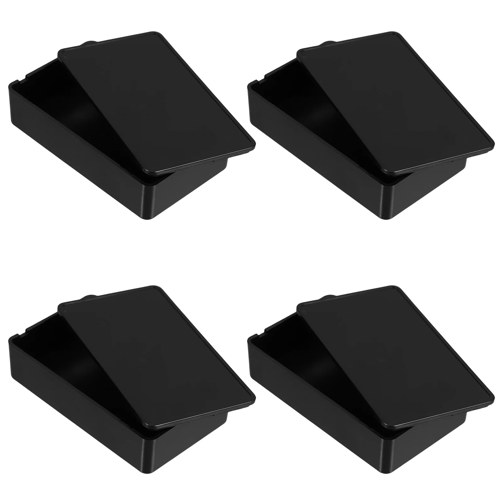 

4 pcs Storage Boxes 85x50x21mm Hidden Electrical Money Container Plastic Enclosure Project Case Valuables Safe