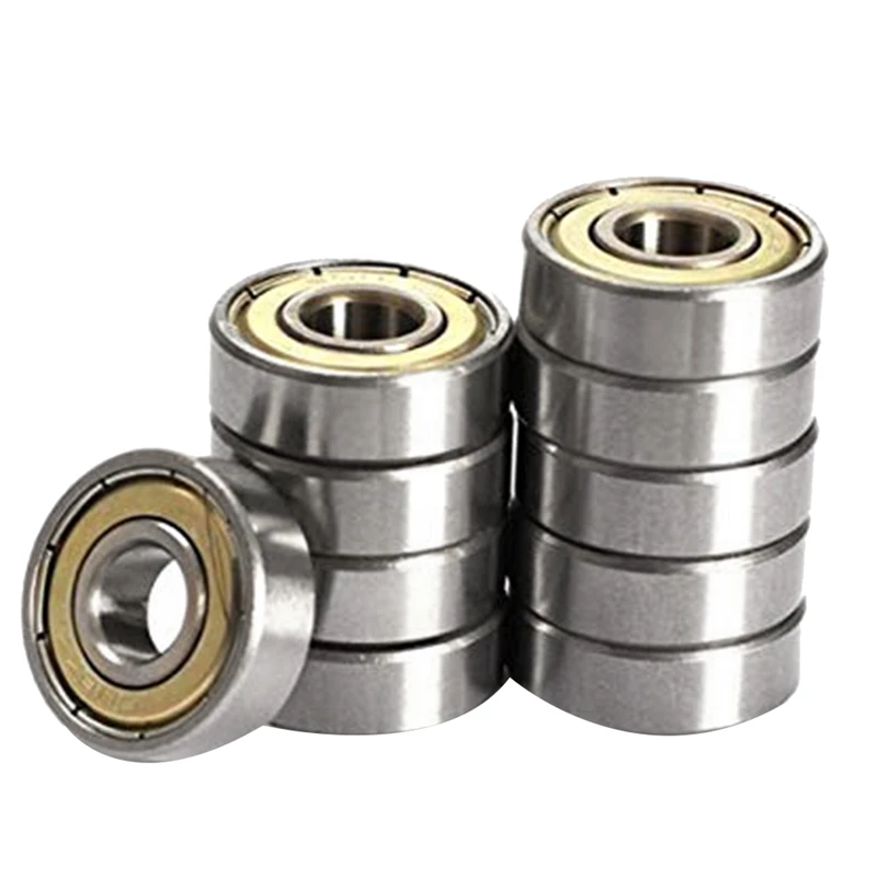 20PCS Double Shield Skate Miniature High Carbon Steel Bearing 608Zz Ball Bearings