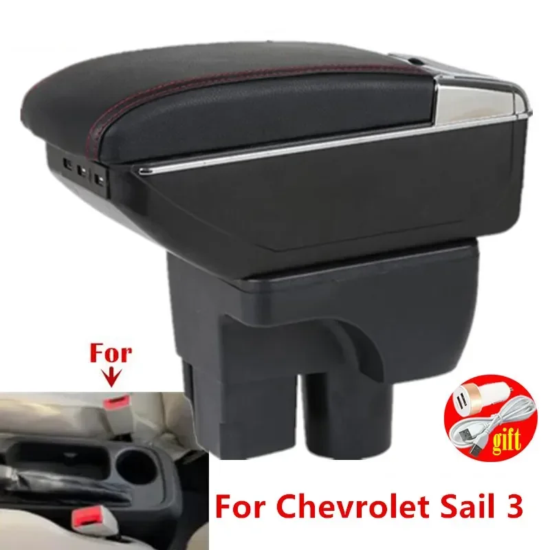 

Car central armrest For Chevrolet Sail 3 Armrest box For Chevrolet Sail III Car Armrest box Storage box Dedicated Retrofit parts